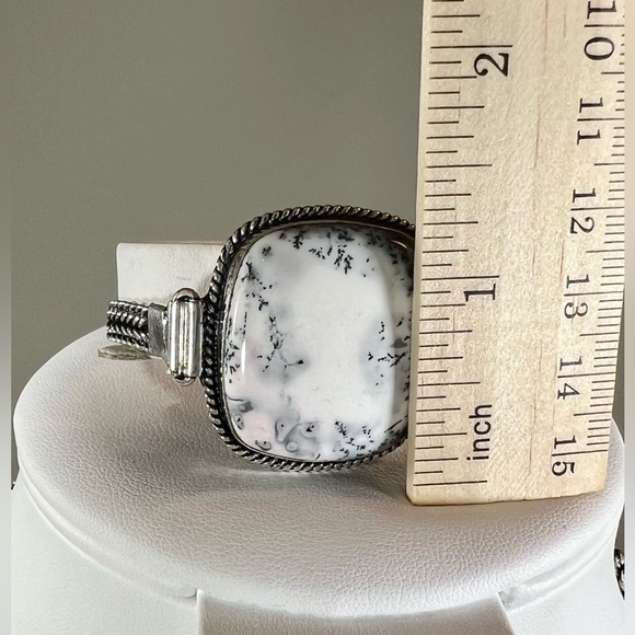 Dendrite Opal 925 Gemstone Bracelet - Picture 2 of 4